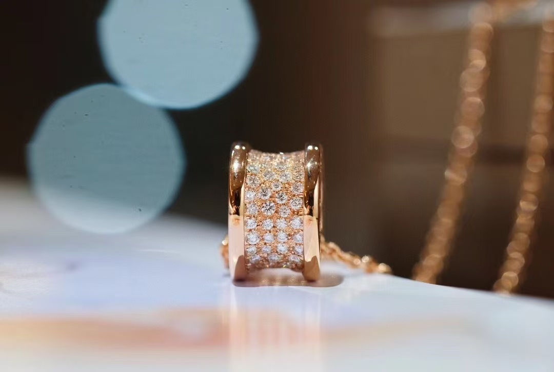 Replica Bvlgari B.zero1 Necklace - Full Diamond