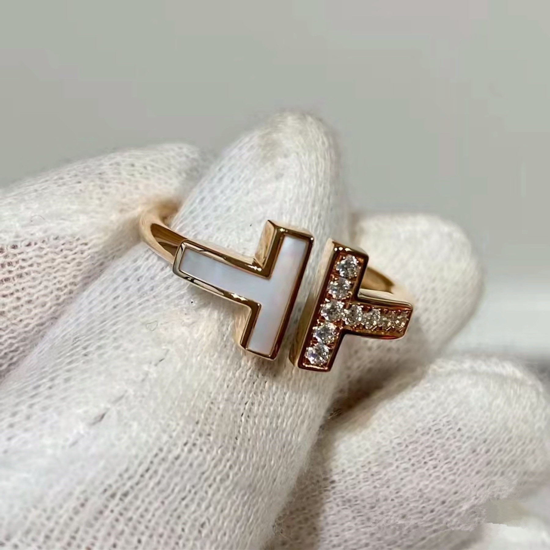 Replica Tiffany Double T Ring