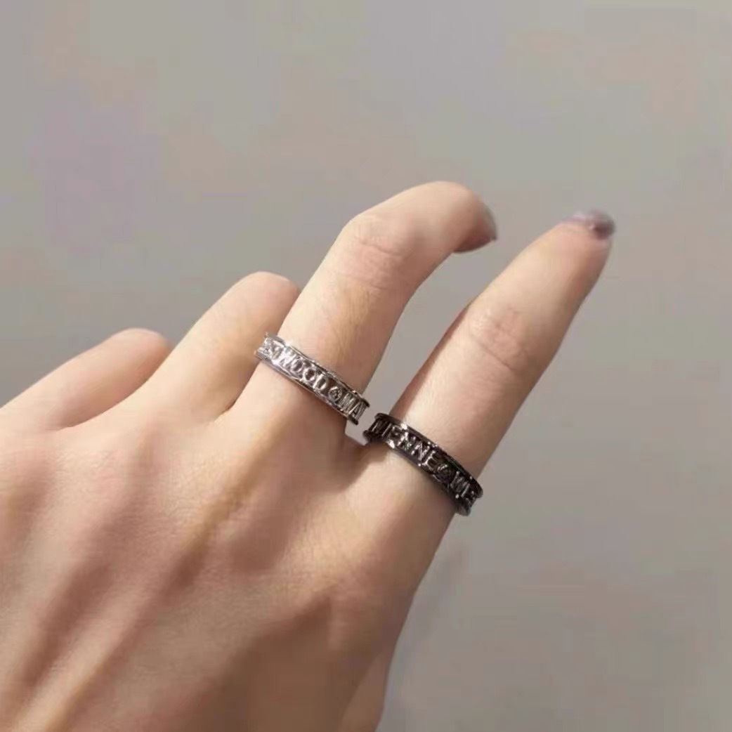 Replica Vivienne Westwood Hollow Letters Ring