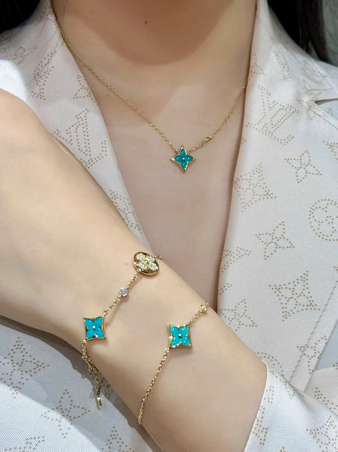 Replica Louis Vuitton Color Blossom Star Sun Bracelet