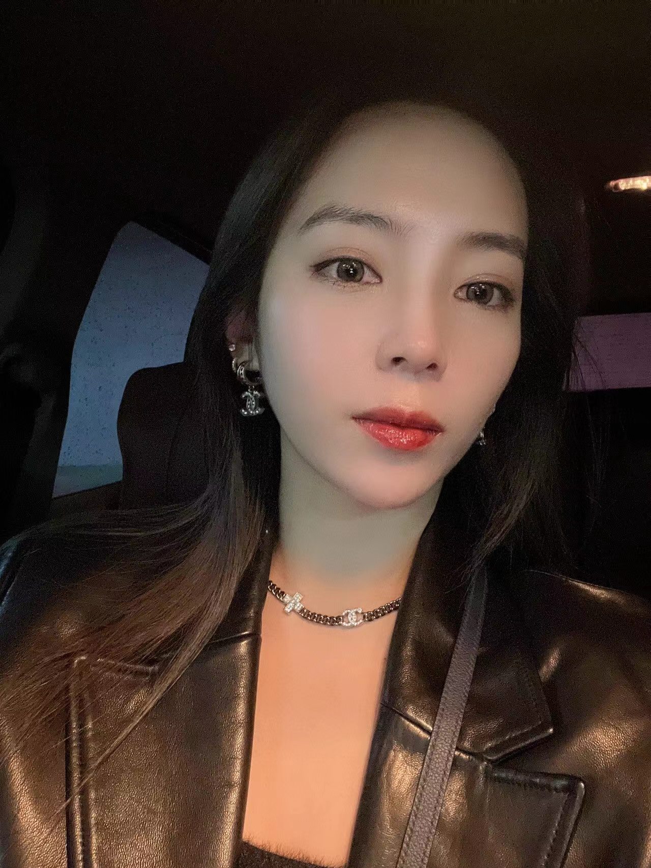 Replica Chanel Black Cuban Chain Choker Necklace