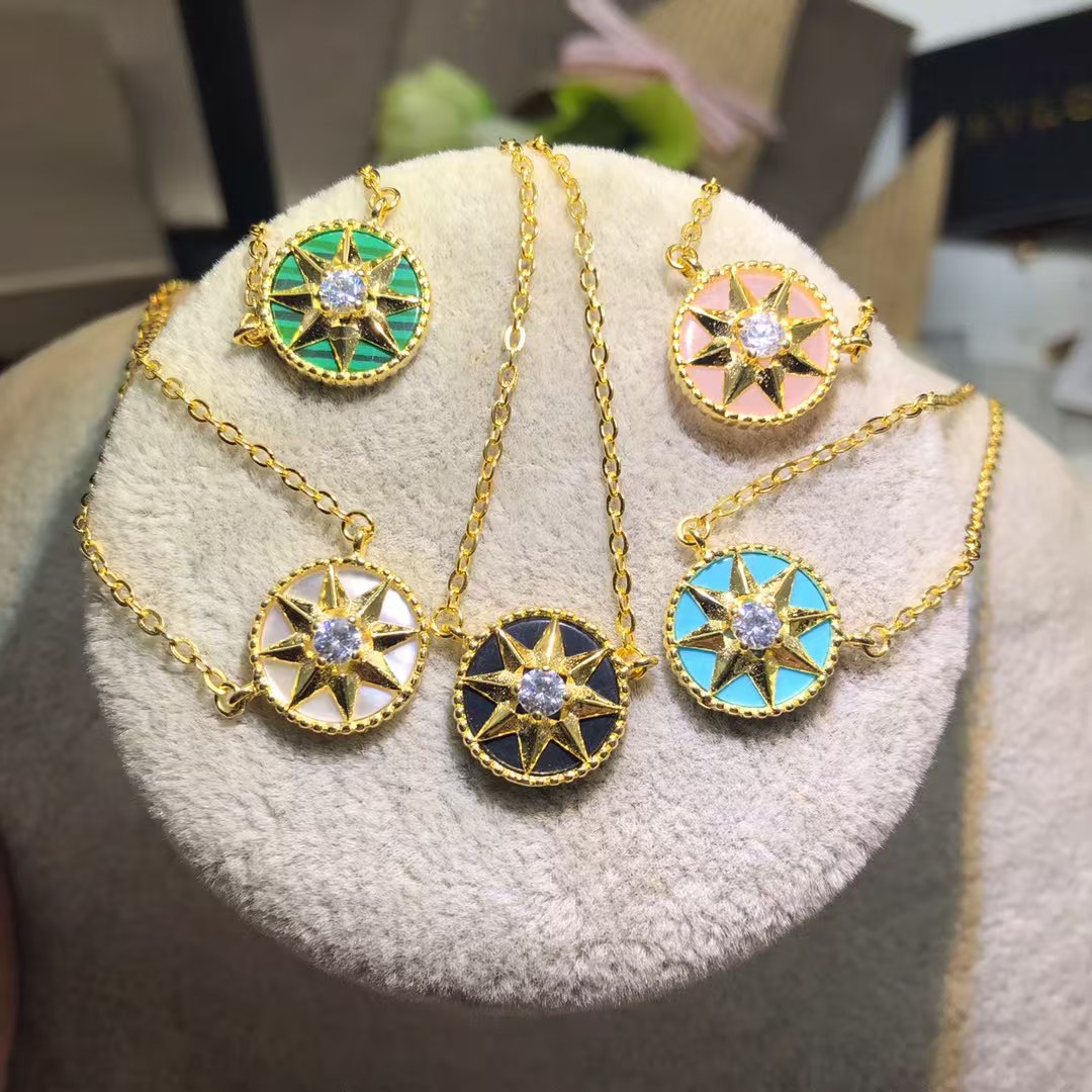 Replica Dior Rose Des Vents Pendant Necklace
