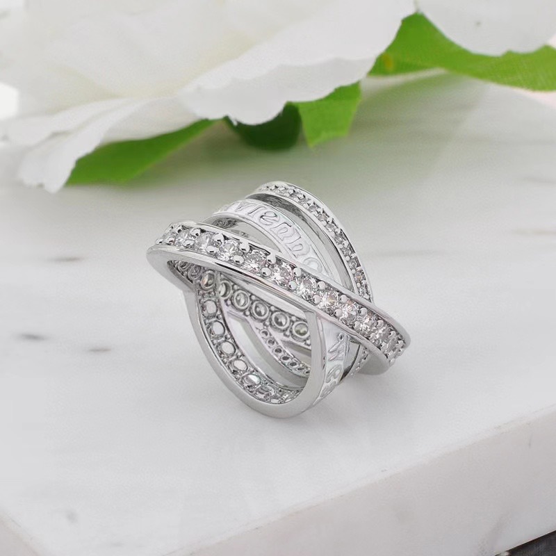 Replica Vivienne Westwood Saturn Three Stacked Ring