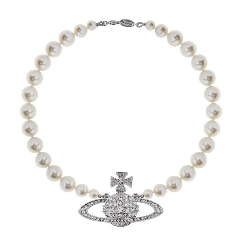 Replica Vivienne Westwood Large Saturn Necklace