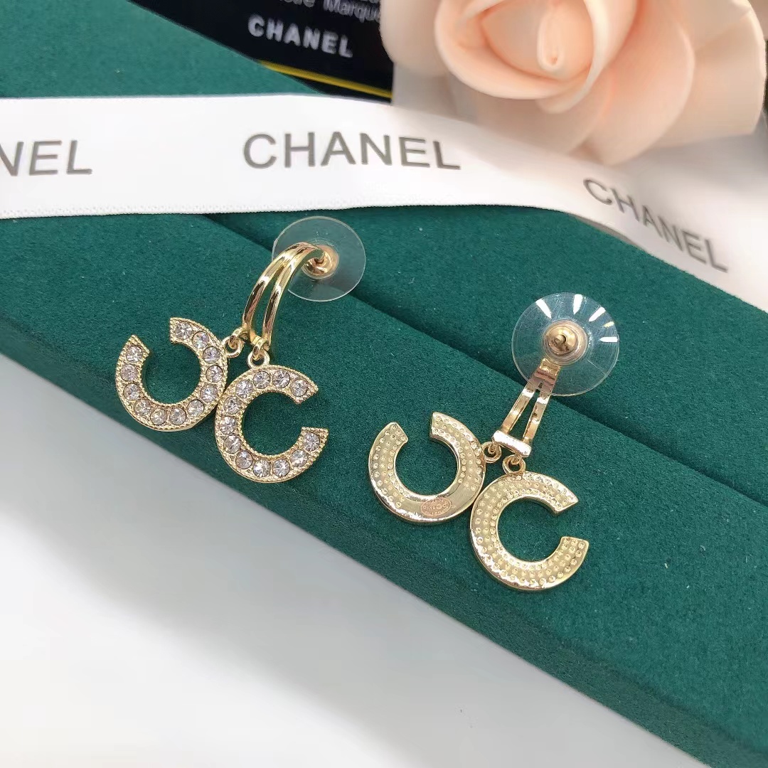 Replica Chanel Separate Double C Earrings