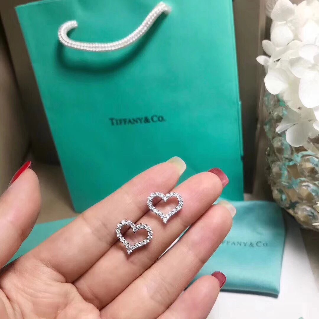 Replica Tiffany Heart Earrings