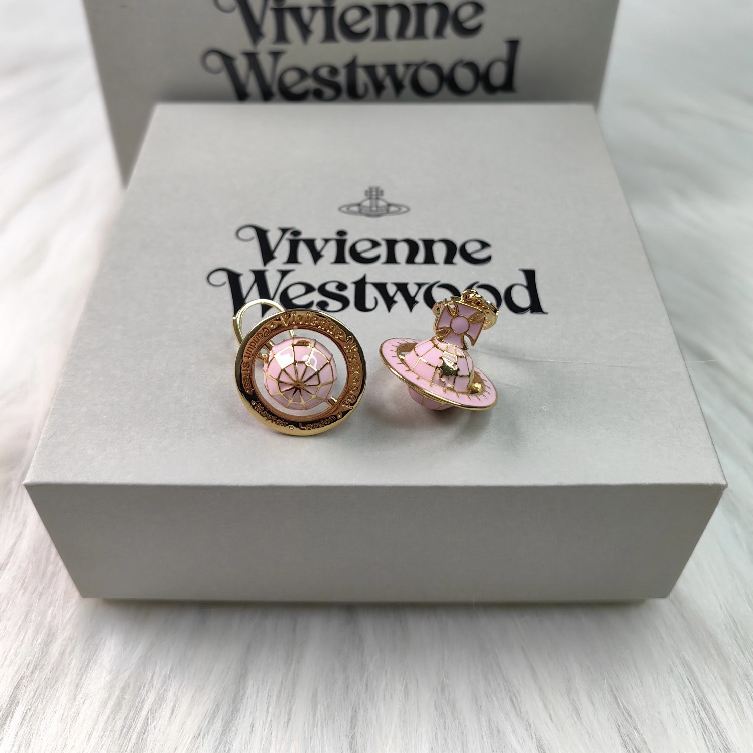 Replica Vivienne Westwood Galileo's Globe Saturn Earrings