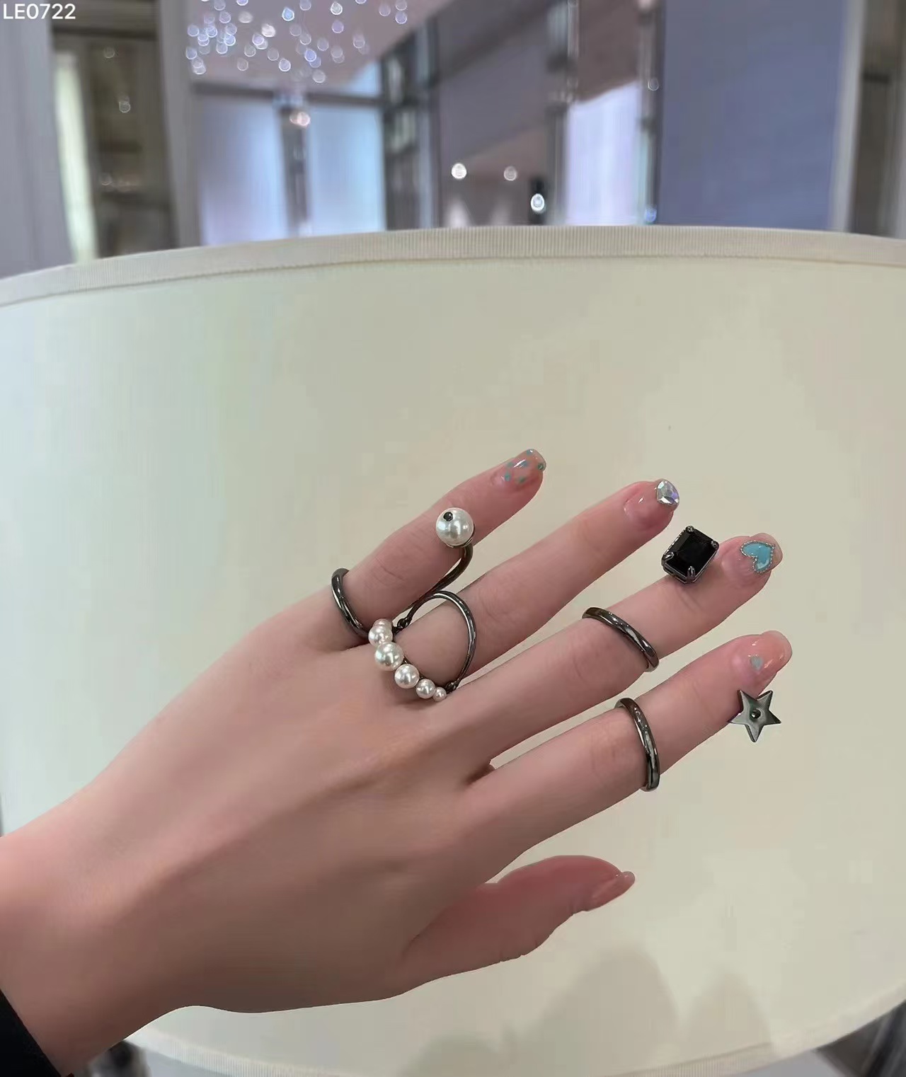 Replica Dior Funny Knuckle Rings - 4 Pieces