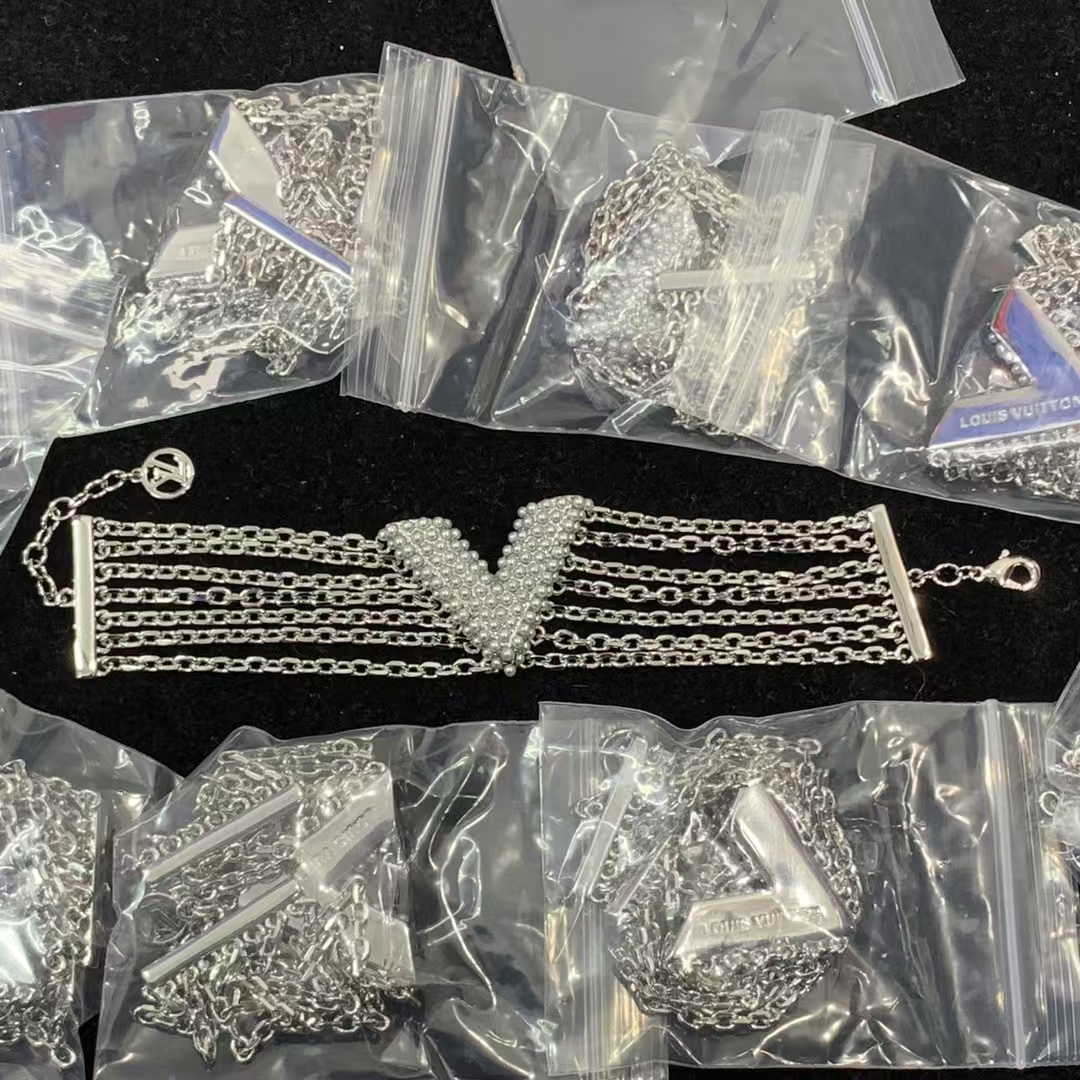 Replica Louis Vuitton Multi Layered Chains Bracelet