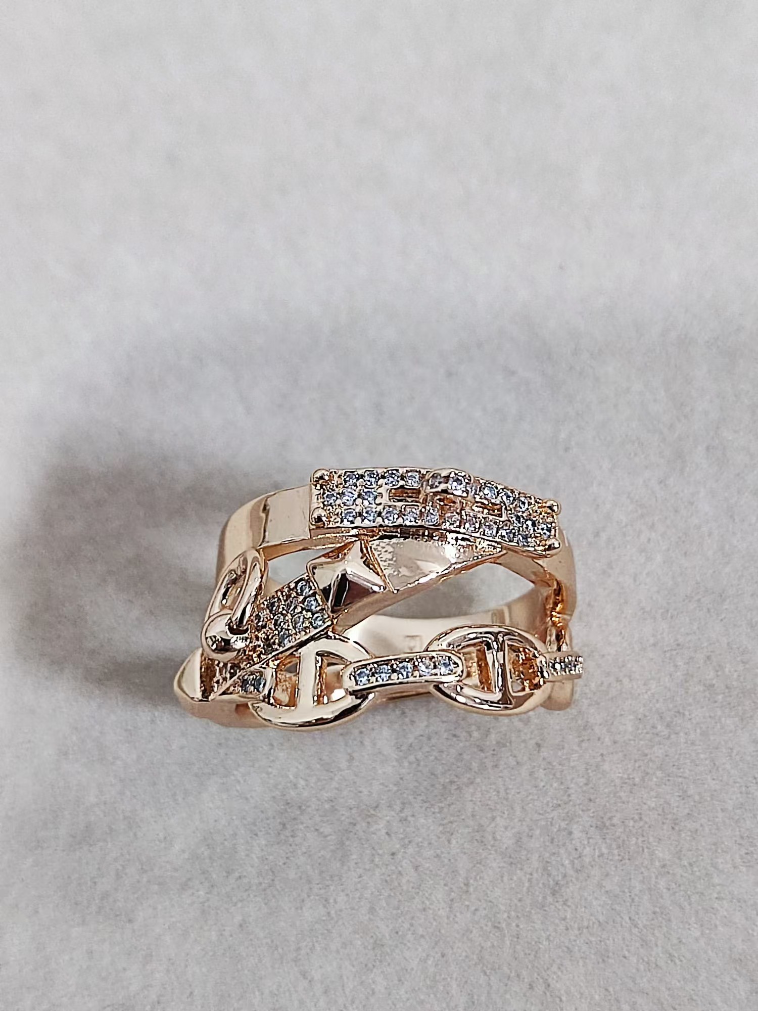 Replica Hermes Chaine D'ancre Enchainee Ring