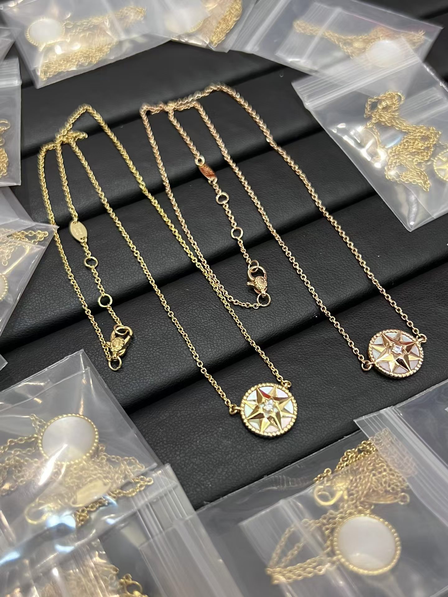 Replica Dior Rose Des Vents Pendant Necklace