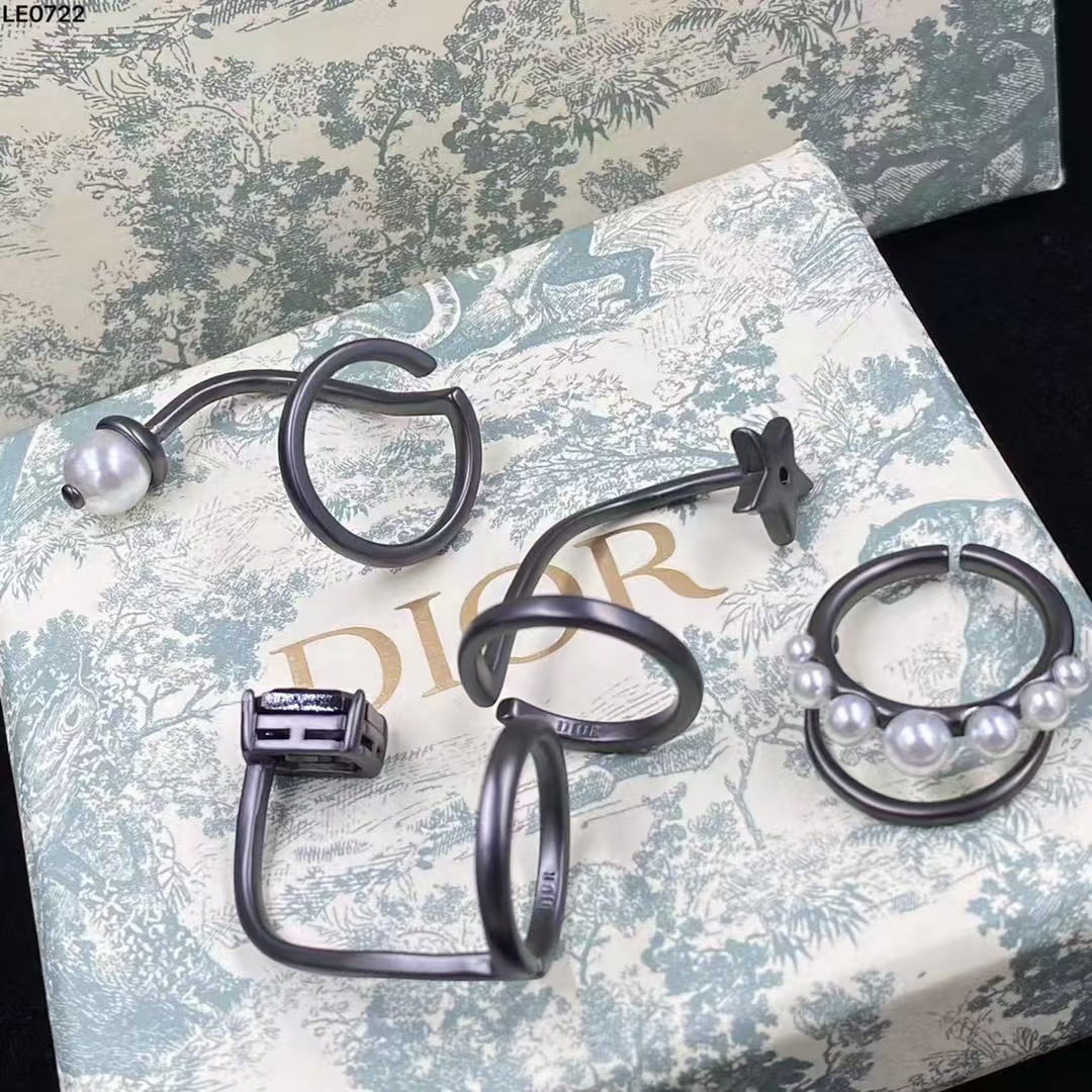 Replica Dior Funny Knuckle Rings - 4 Pieces