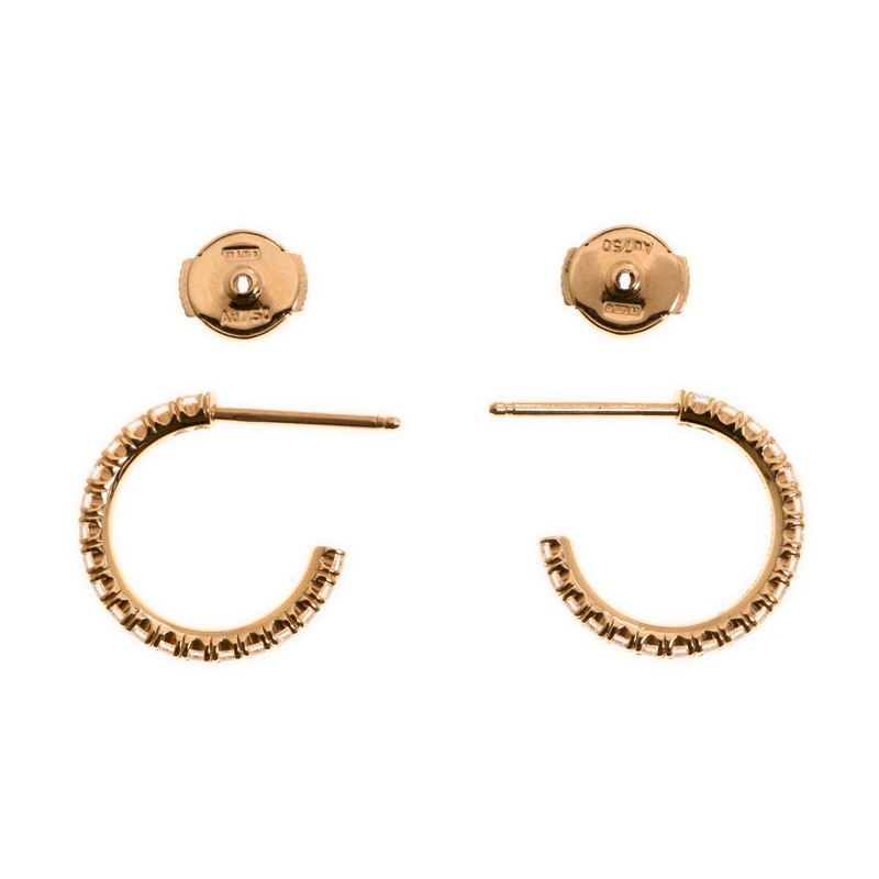 Replica NEW CARTIER ETINCELLE DE CARTIER EARRING B8301244 18kt ROSE GOLD & DIAMONDS PINK GOLD