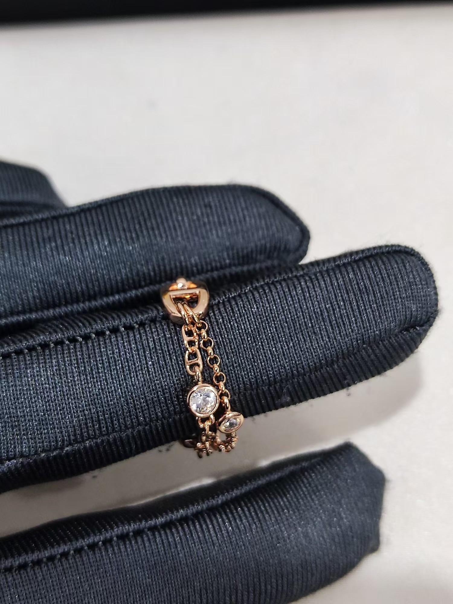 Replica Hermes Chaine D'ancre Enchainee Ring