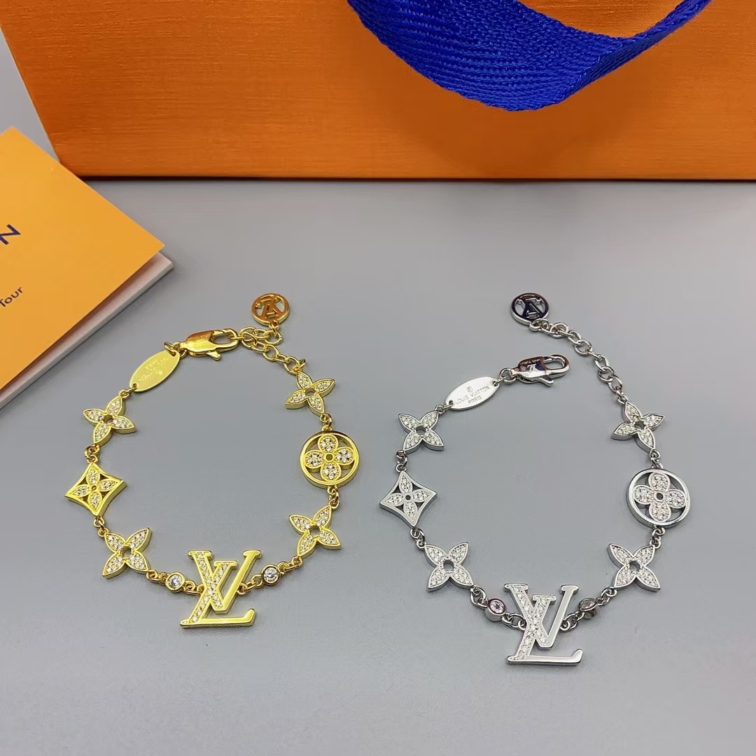 Replica Louis Vuitton LV Letters Bracelet