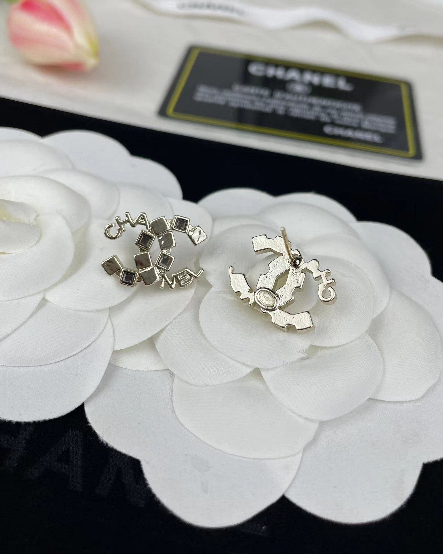 Replica Chanel Letters Double C Earrings