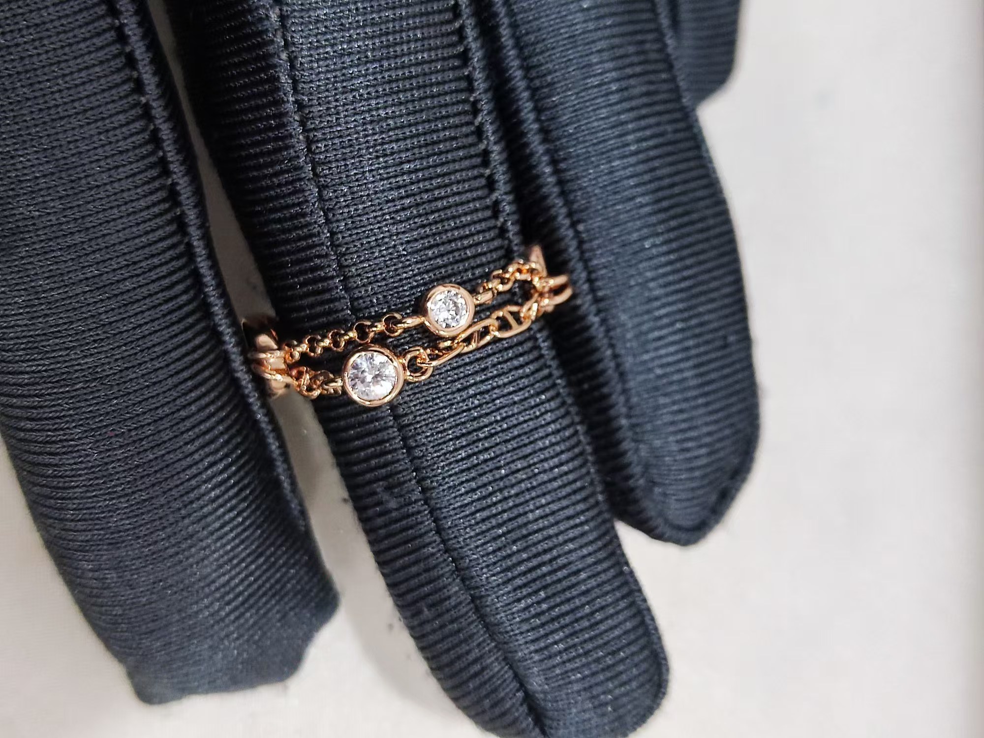 Replica Hermes Chaine D'ancre Enchainee Ring