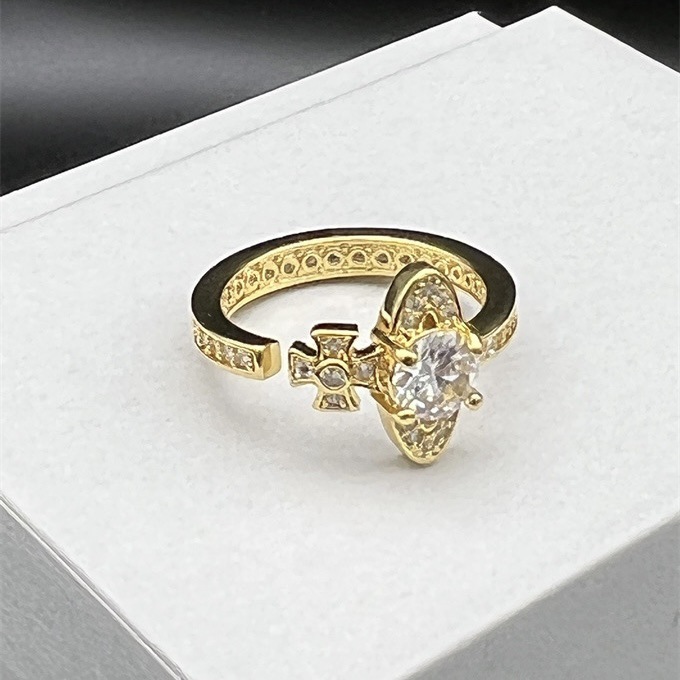 Replica Vivienne Westwood Adjustable Diamond Saturn Ring
