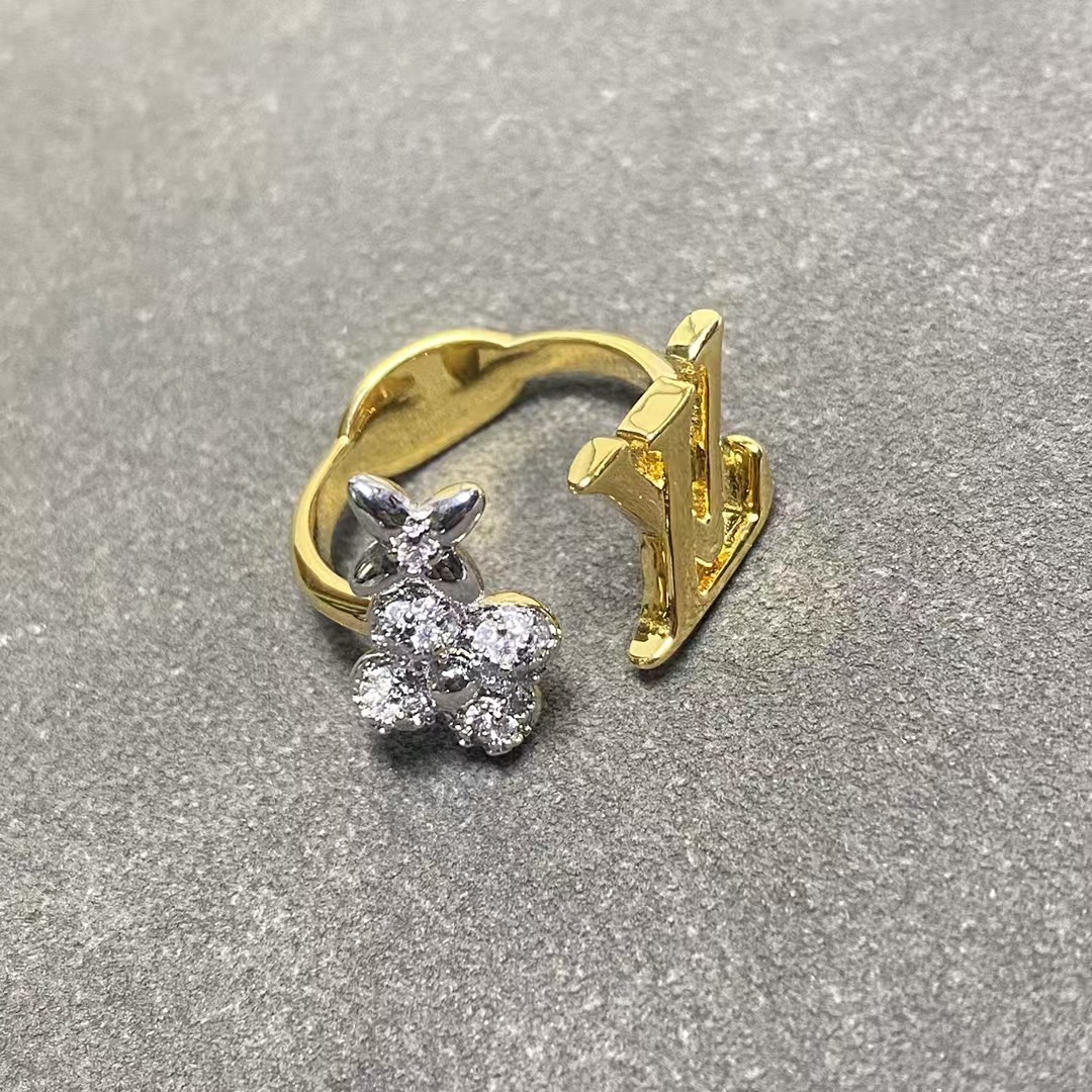 Replica Louis Vuitton Mixed Two Metal Color Ring