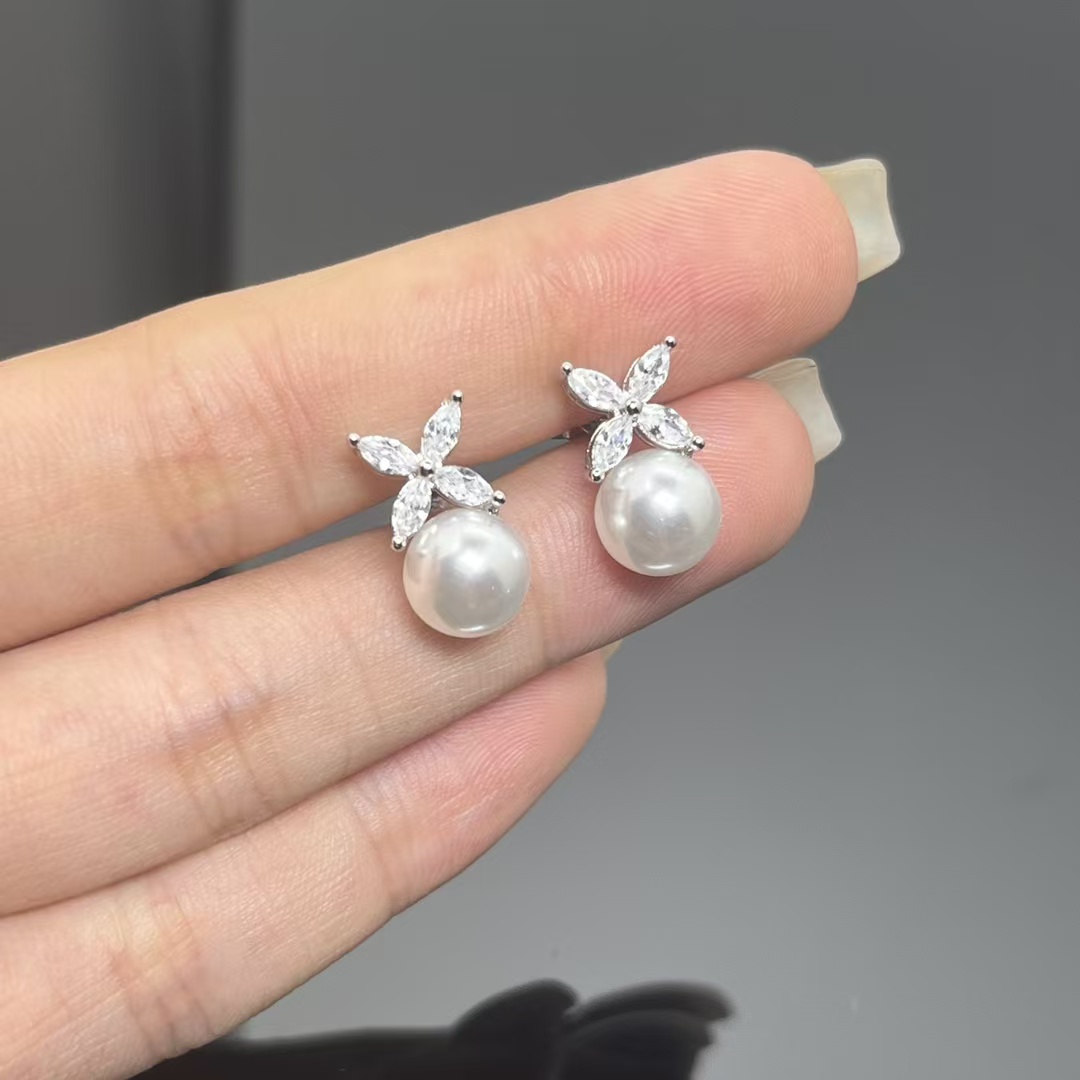 Replica Tiffany Victoria Pearl Earrings
