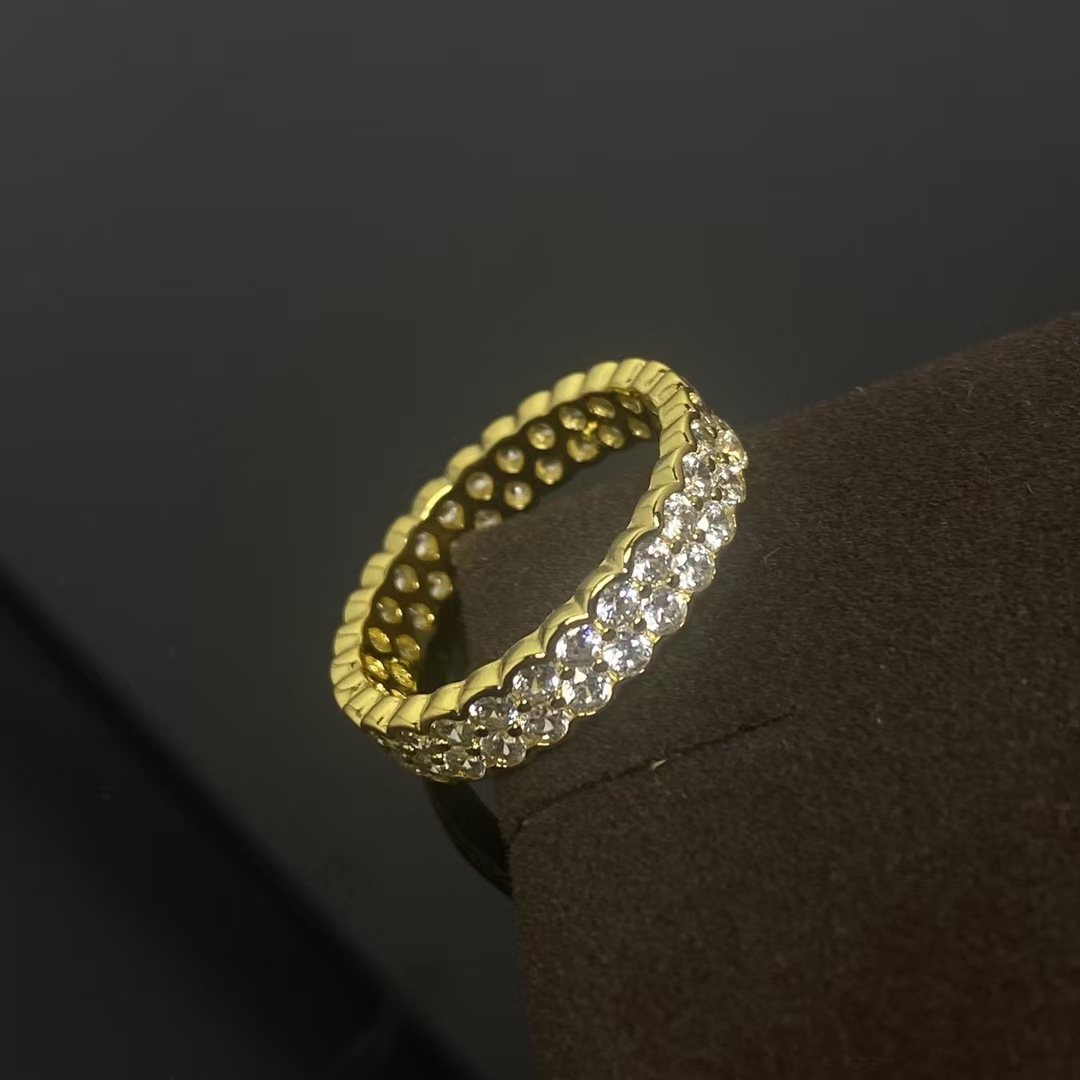 Replica Cartier Diamond Paved Ring - Wide
