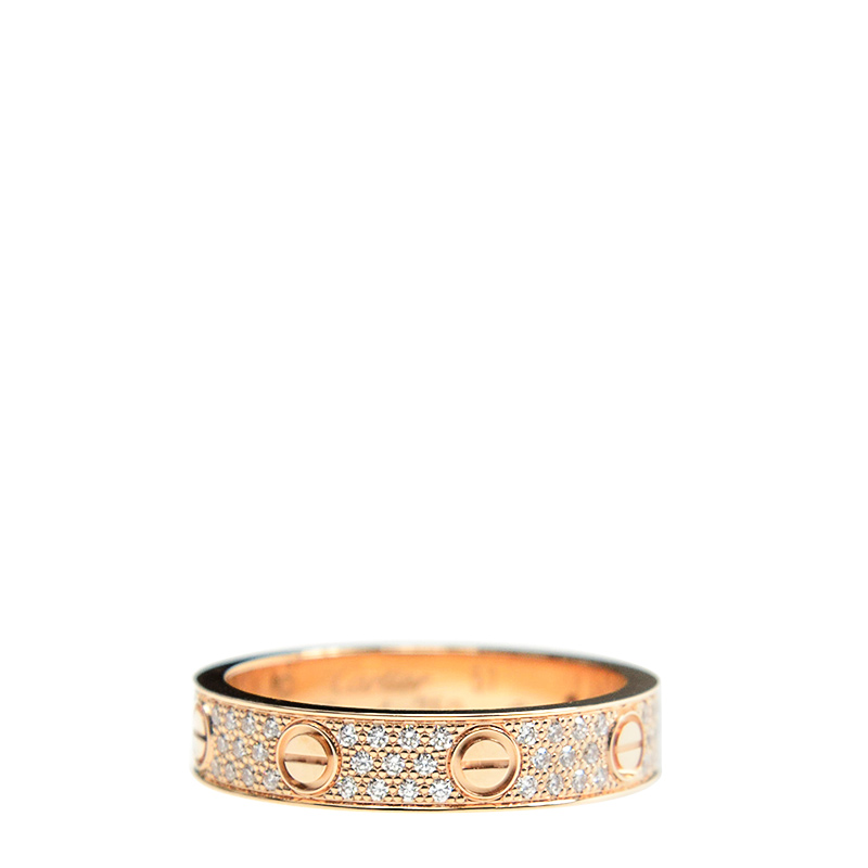 Replica NEW CARTIER LOVE RING B4085852 18kt ROSE GOLD & DIAMONDS PINK GOLD