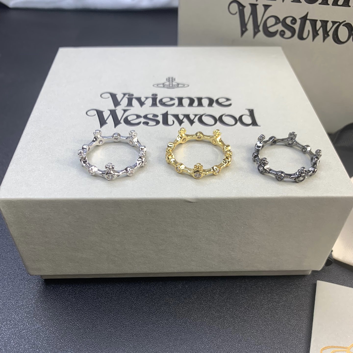 Replica Vivienne Westwood Bamboo Knot Saturn Ring