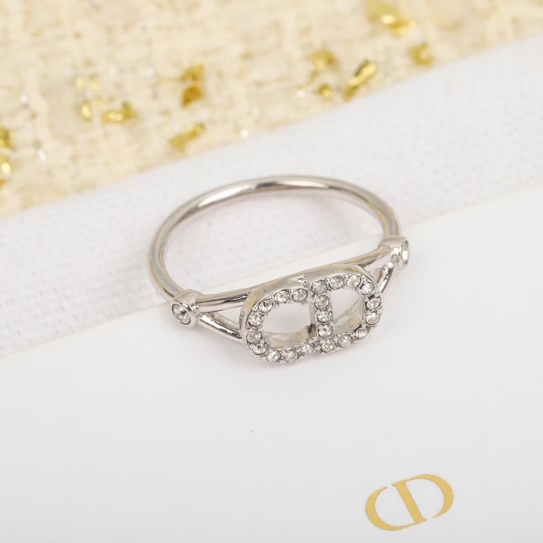 Replica Dior CD Paved Diamond Ring