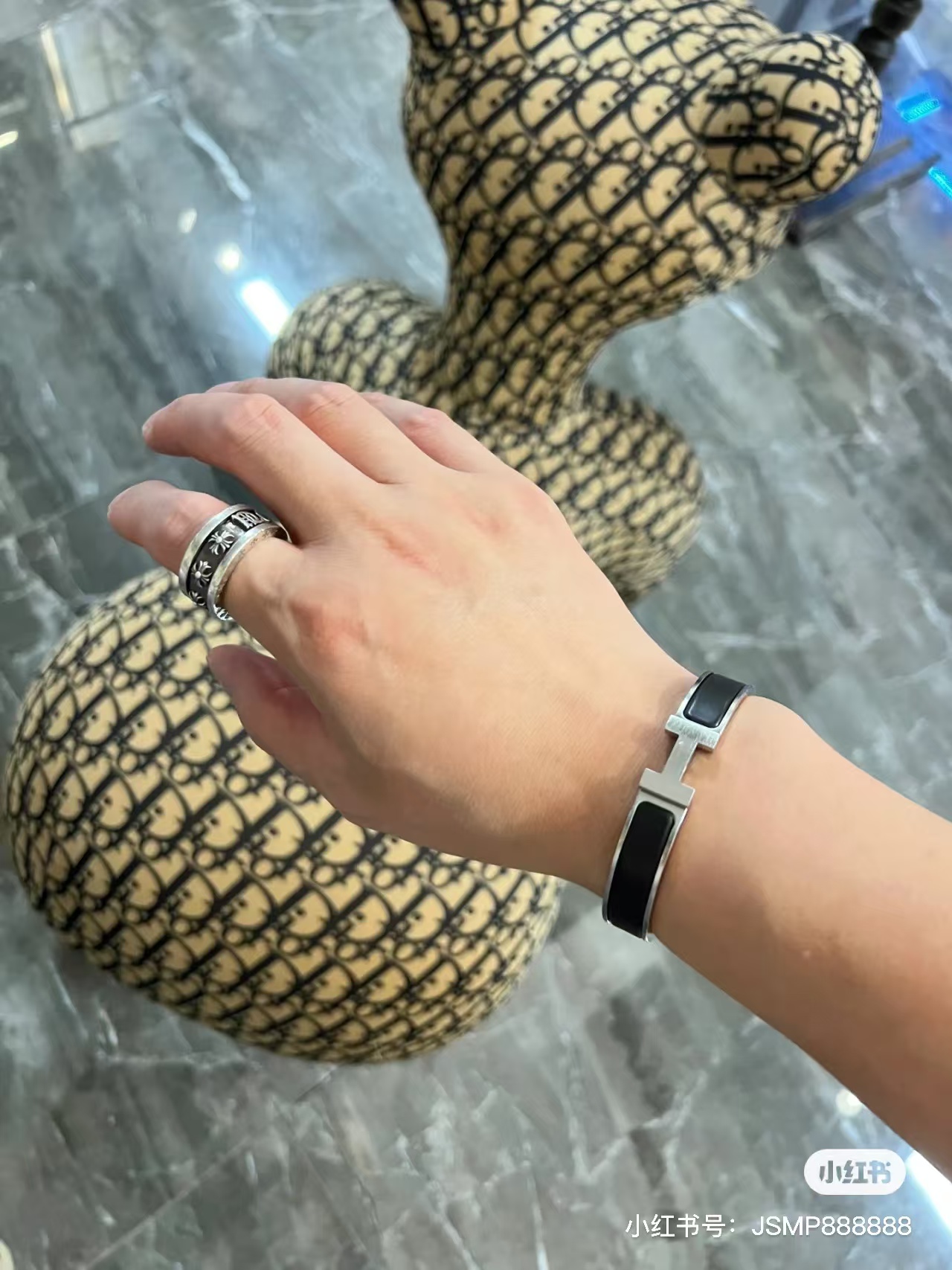Replica Hermes Bermes Darth Vader Bracelet