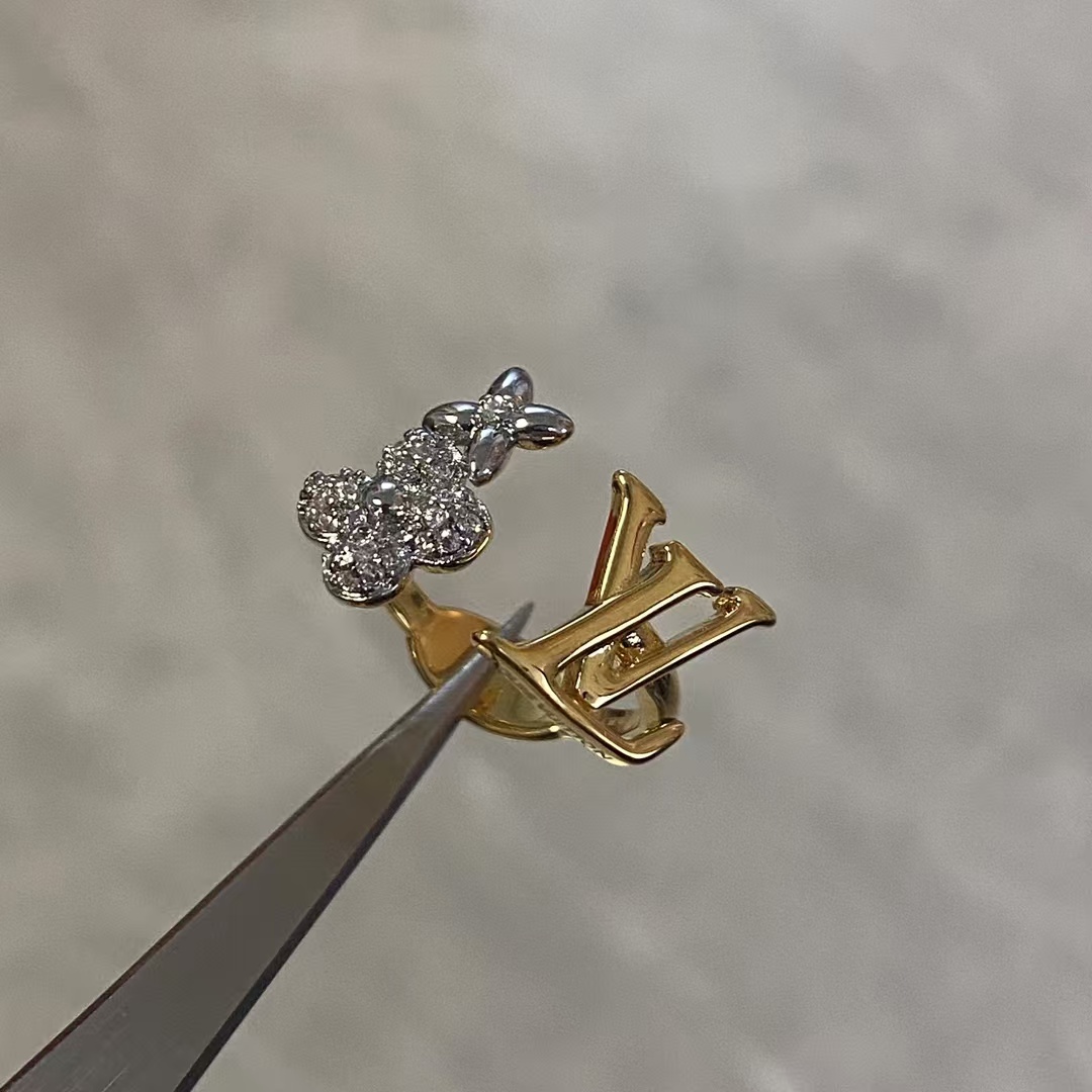 Replica Louis Vuitton Mixed Two Metal Color Ring