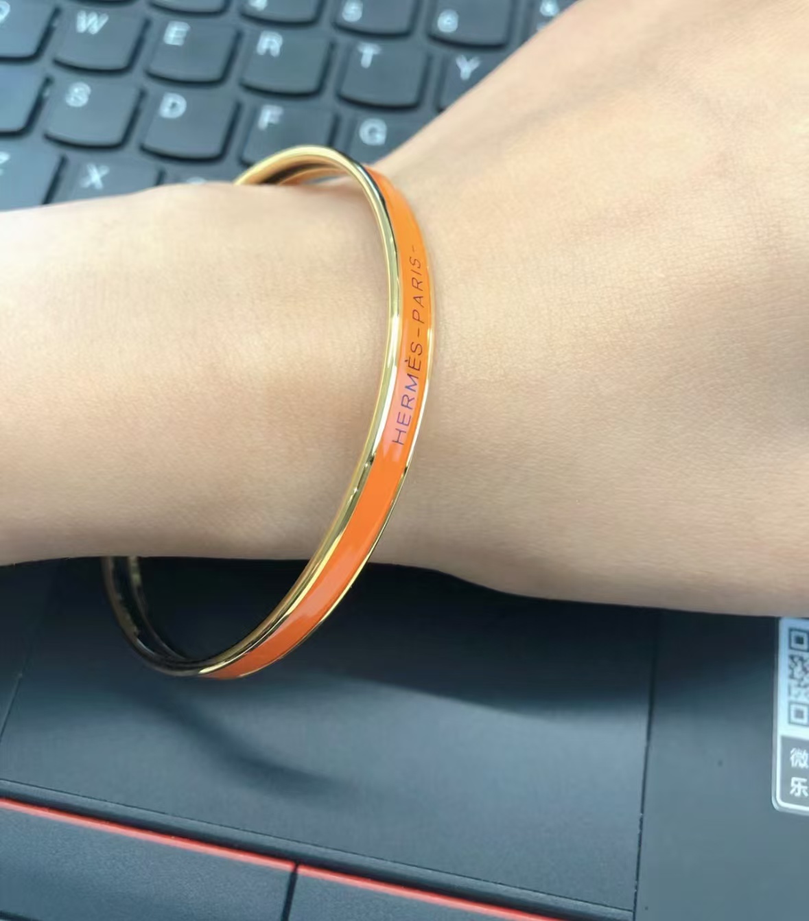 Replica Hermes Colorful Enamel Bracelet