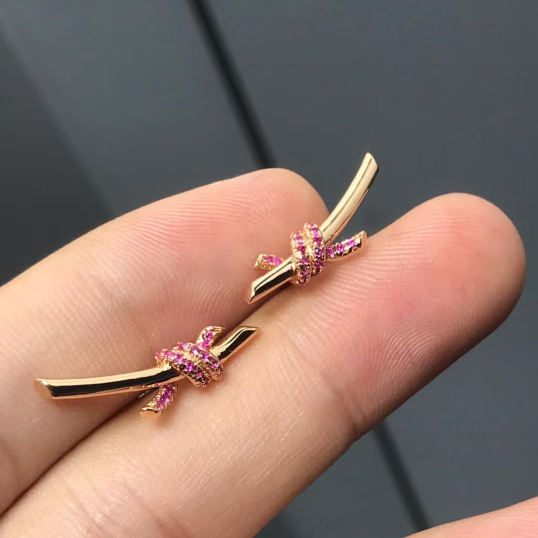 Replica Tiffany Knot Earrings
