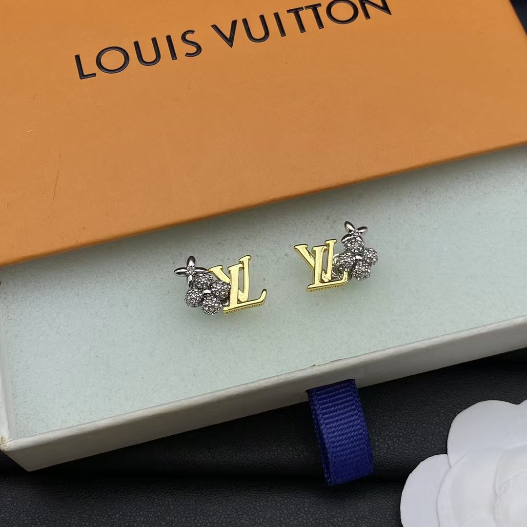 Replica Louis Vuitton Mixed Color Stud Earrings