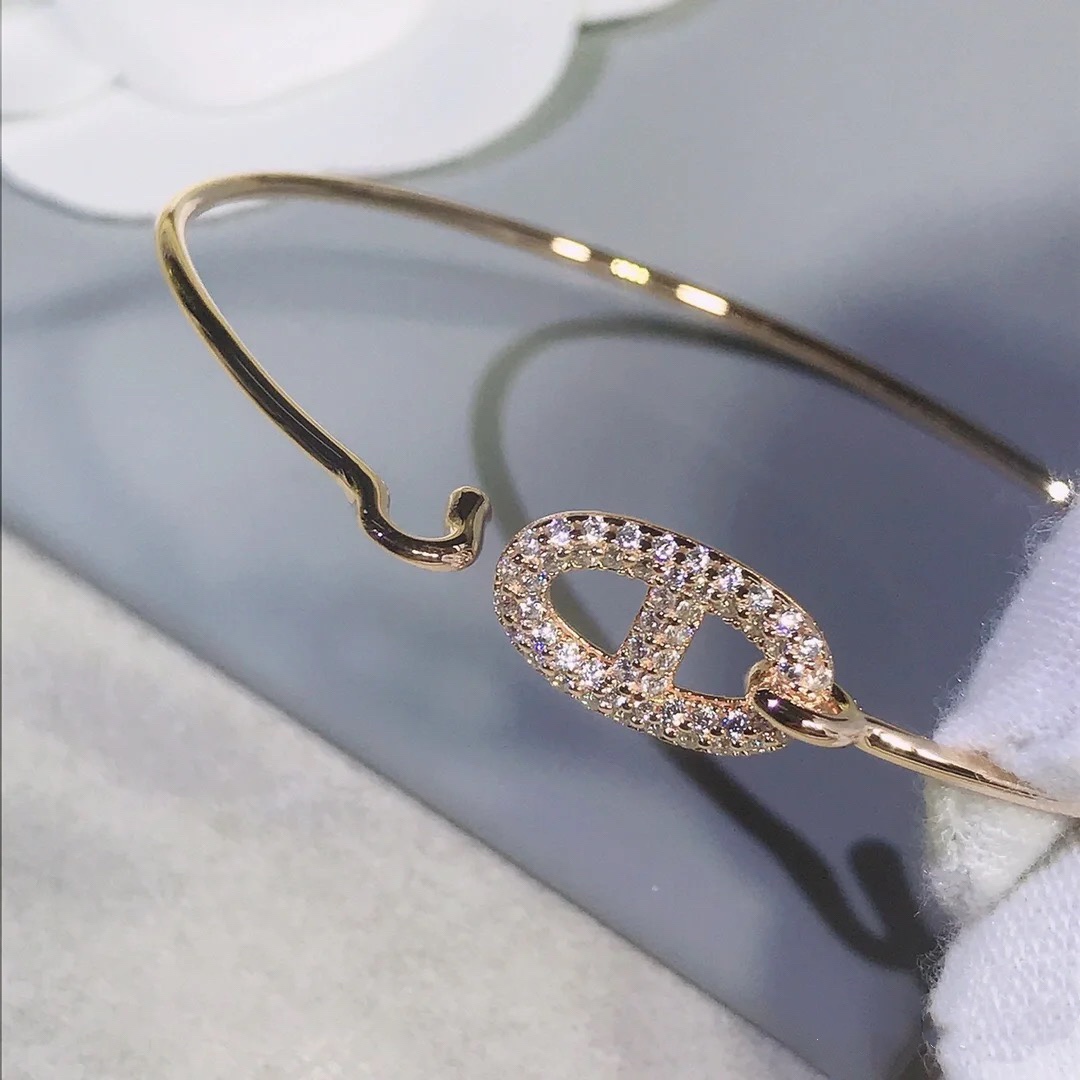 Replica Hermes Pig Nose Bangle Bracelet