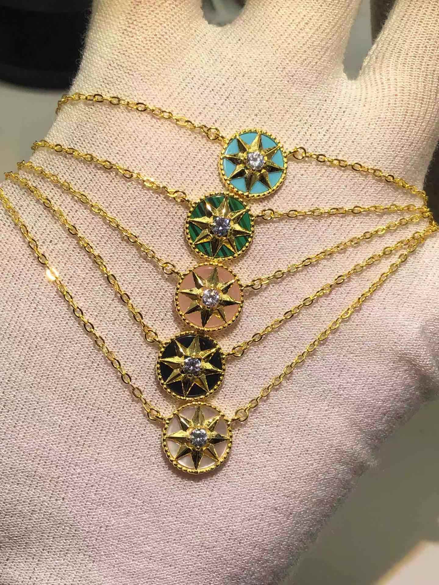 Replica Dior Rose Des Vents Pendant Necklace