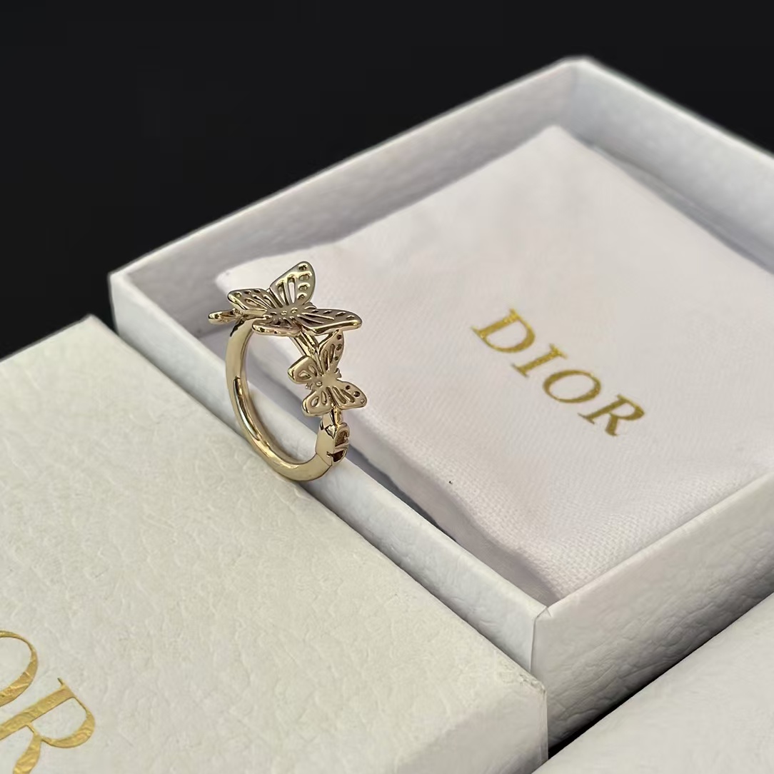Replica Dior Three Butterfly Ring