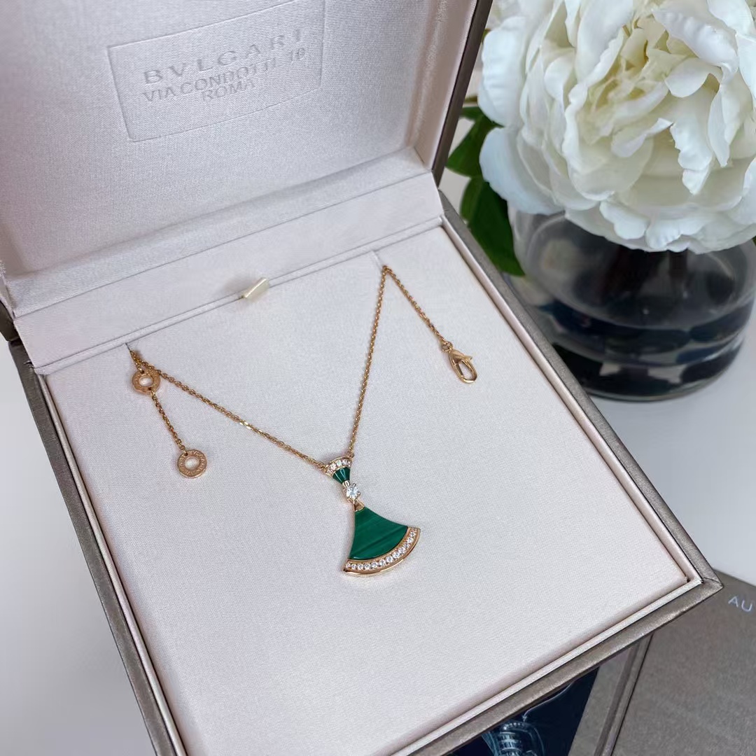 Replica Bvlgari Divas' Dream Necklace - Malachite