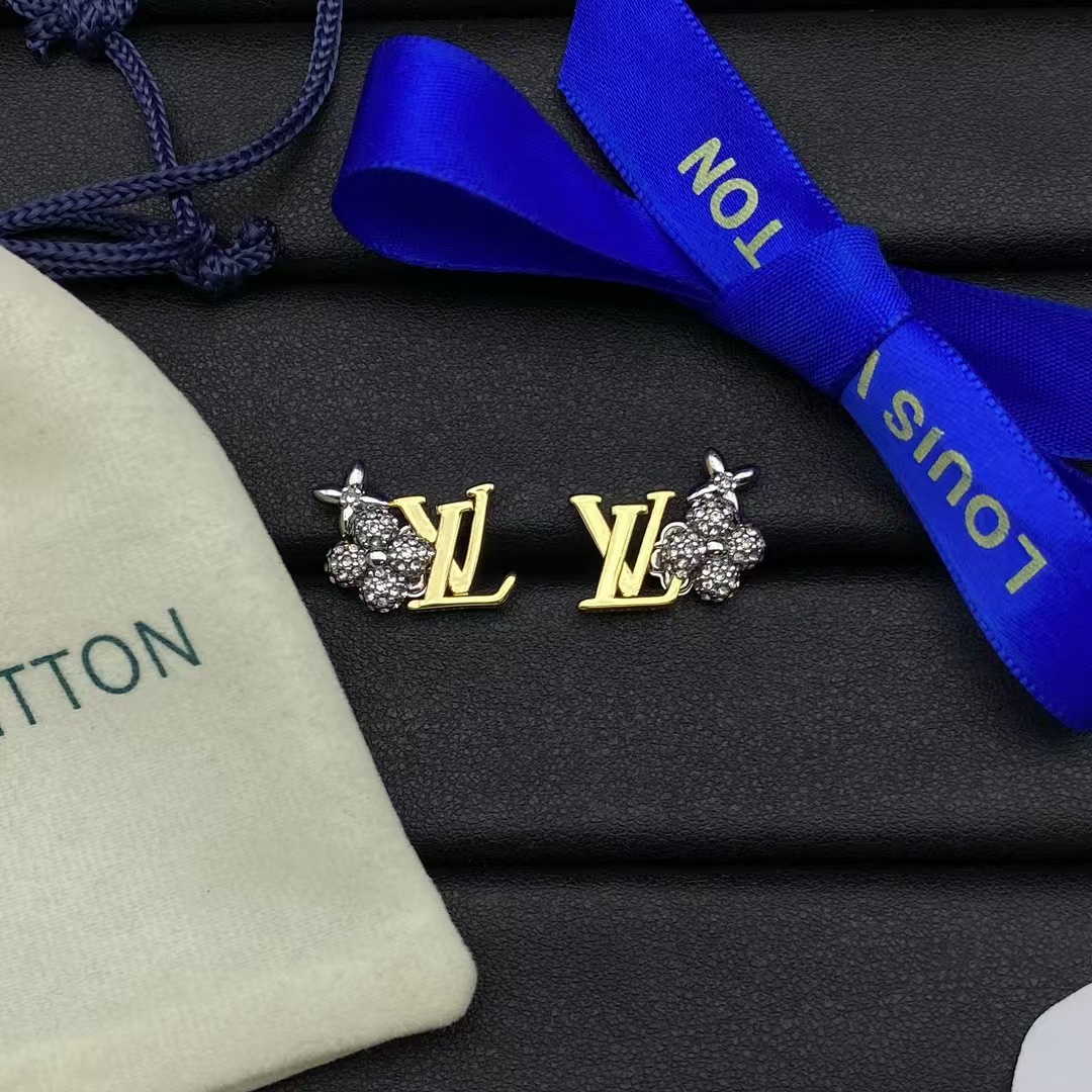 Replica Louis Vuitton Mixed Color Stud Earrings