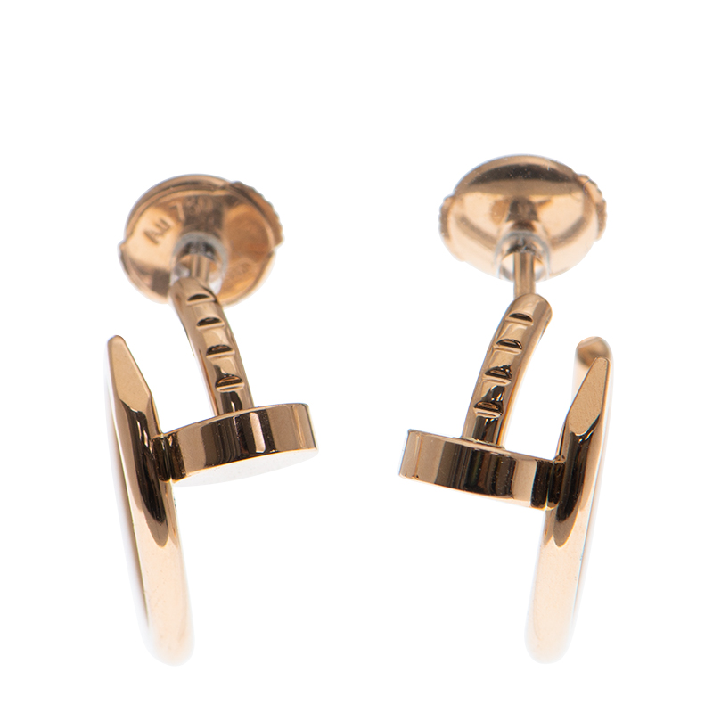 Replica NEW CARTIER JUSTE UN CLOU EARRING B8301234 18kt ROSE GOLD PINK GOLD