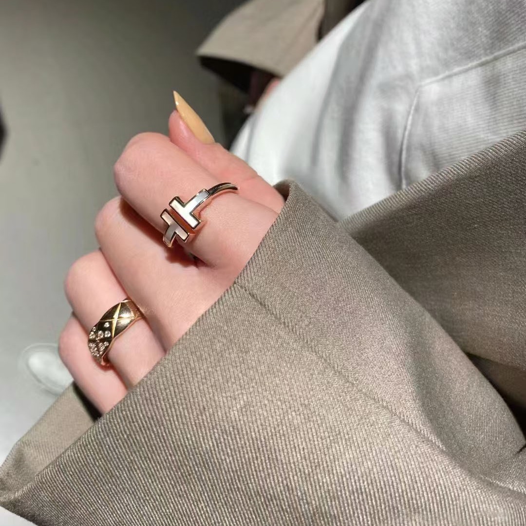 Replica Tiffany Doube T Rings