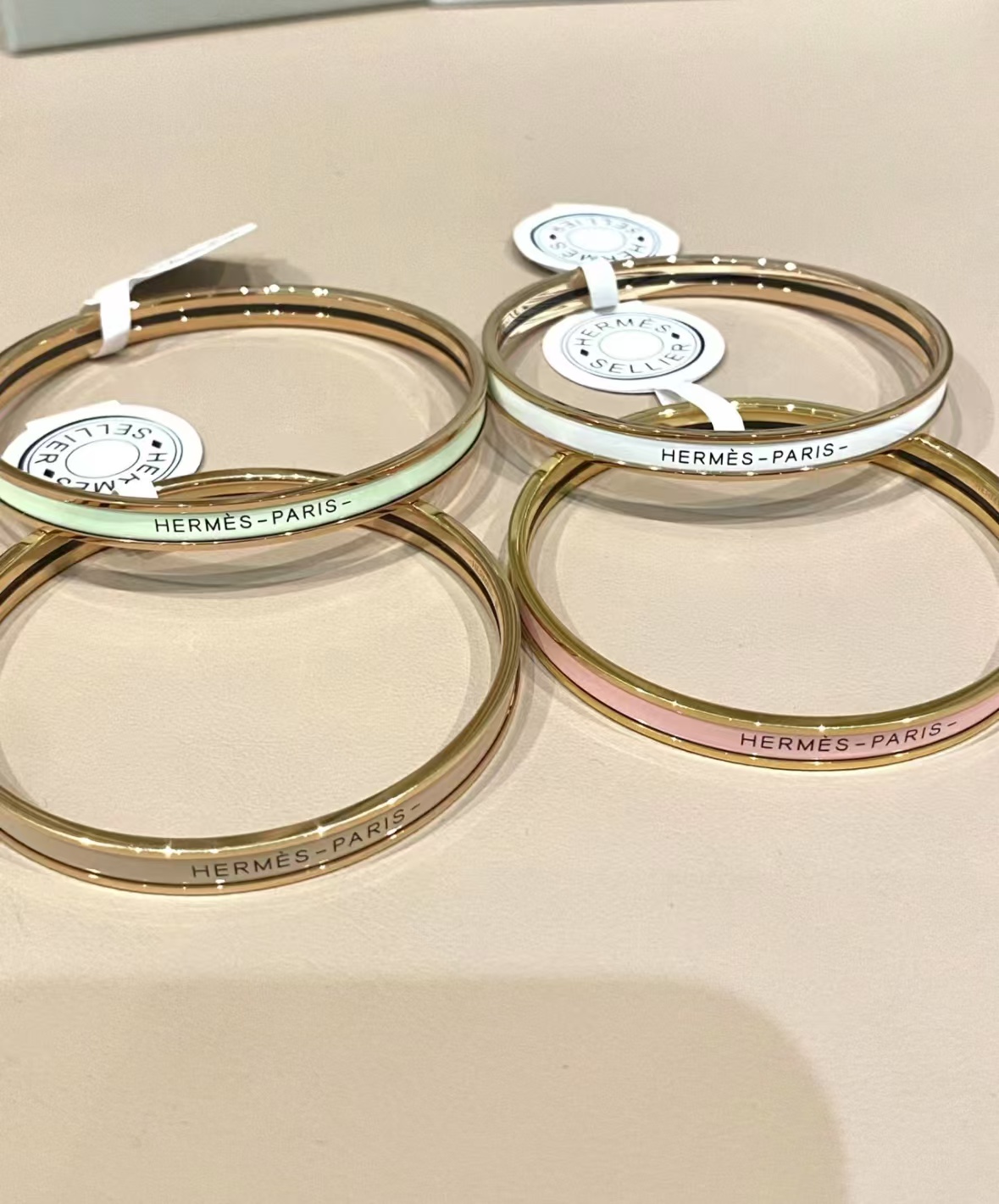 Replica Hermes Colorful Enamel Bracelet