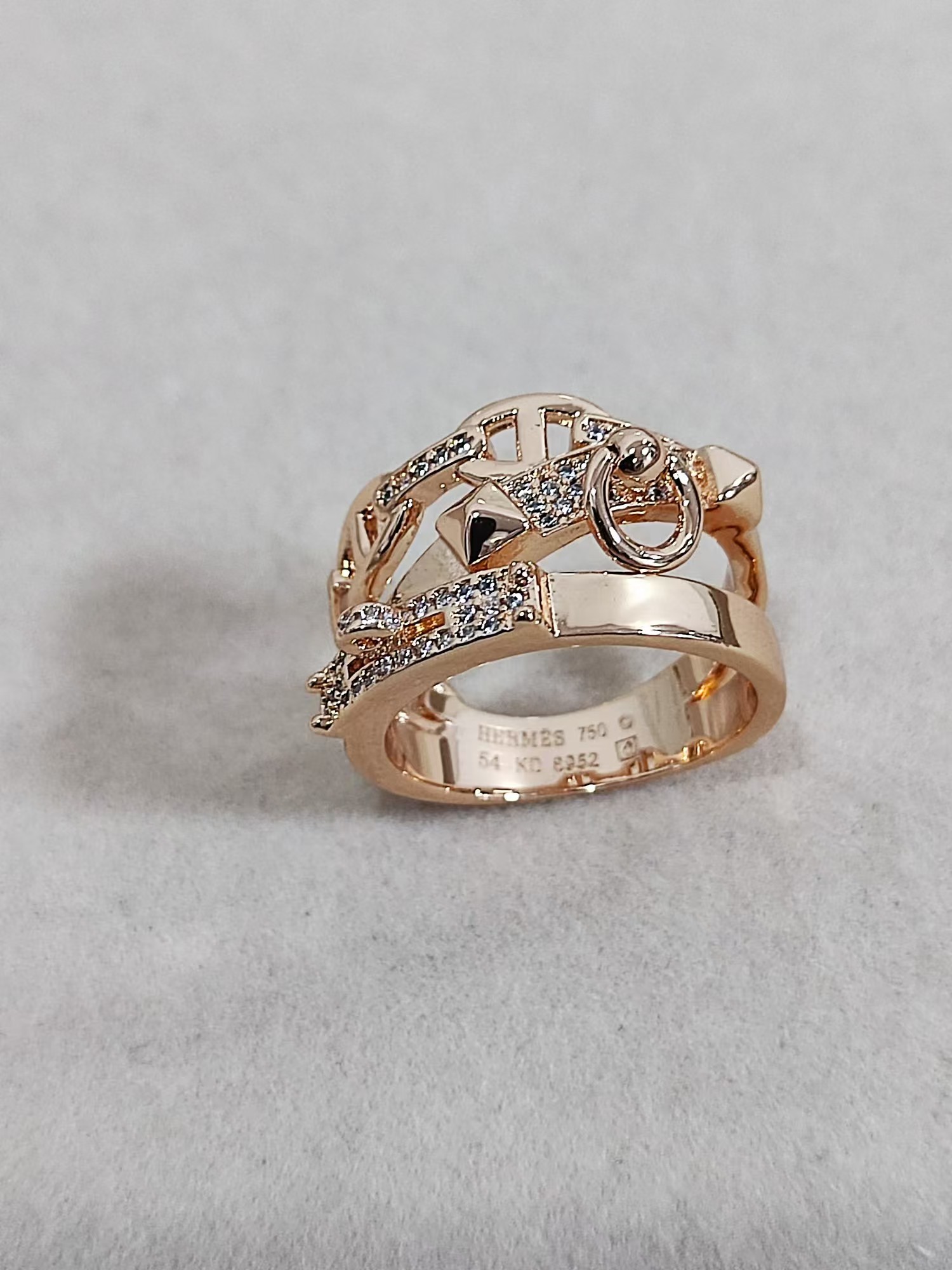 Replica Hermes Chaine D'ancre Enchainee Ring