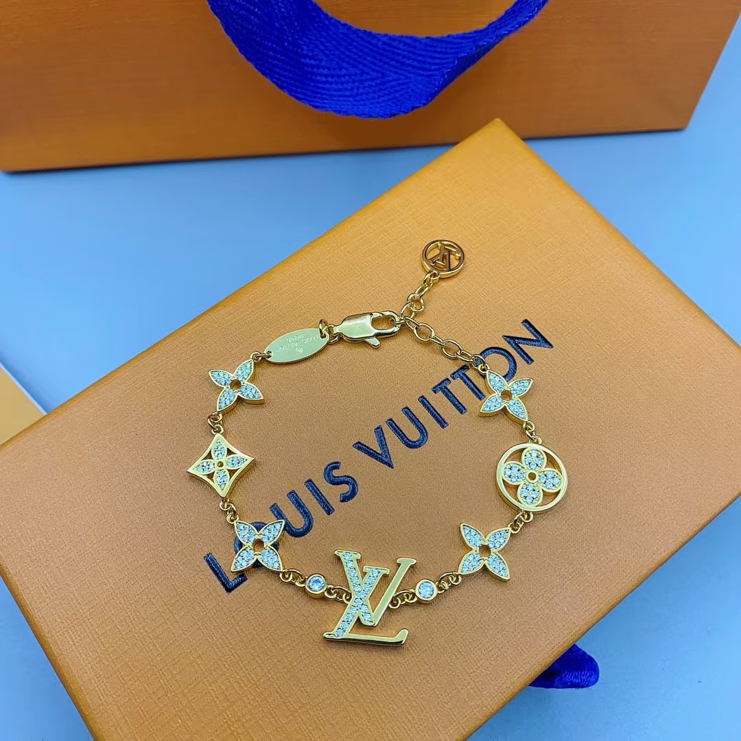 Replica Louis Vuitton LV Letters Bracelet