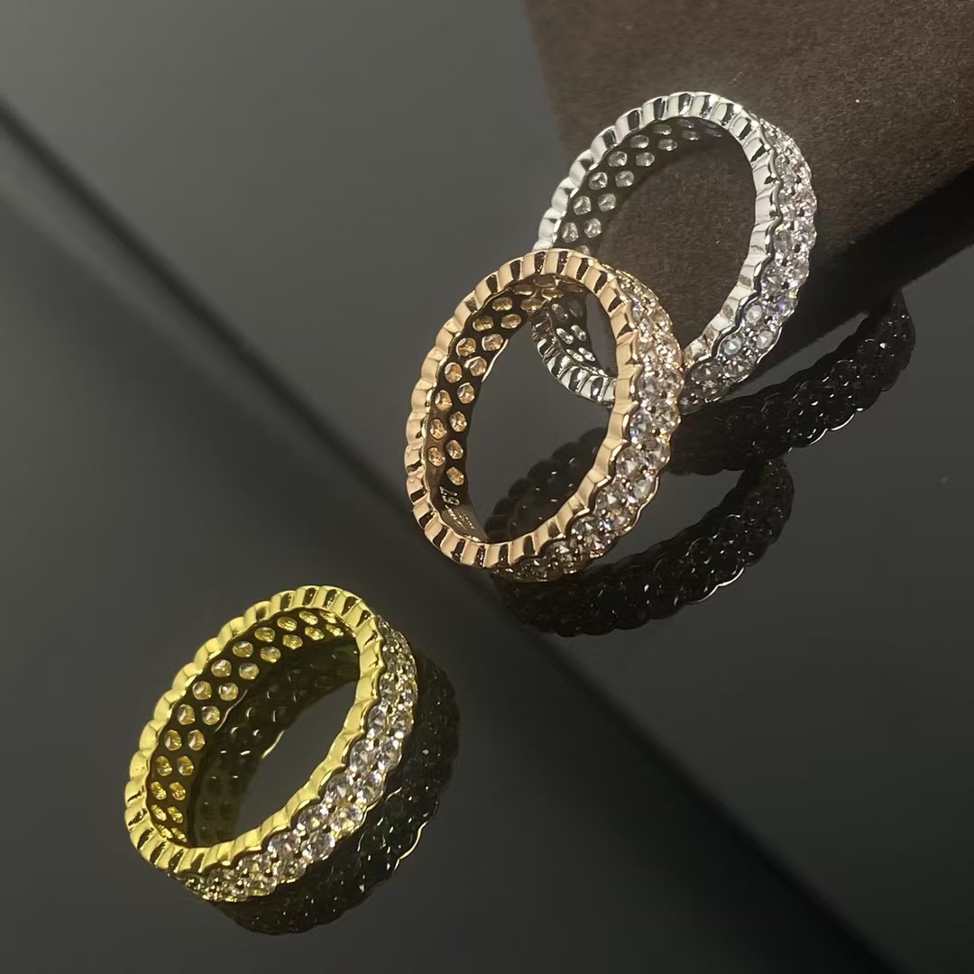 Replica Cartier Diamond Paved Ring - Wide