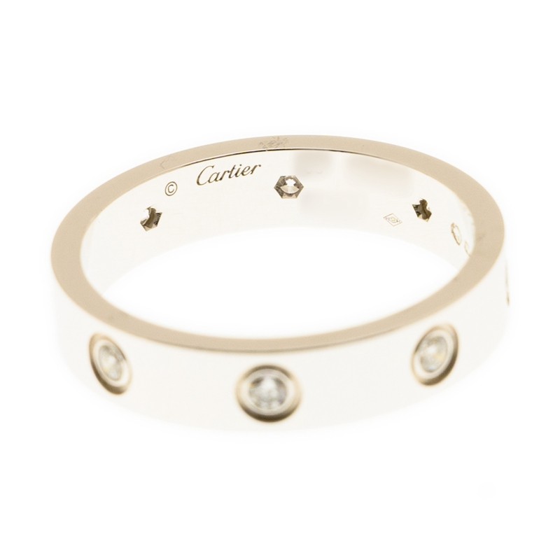Replica NEW CARTIER LOVE RING B4050653 18kt WHITE GOLD  SILVER