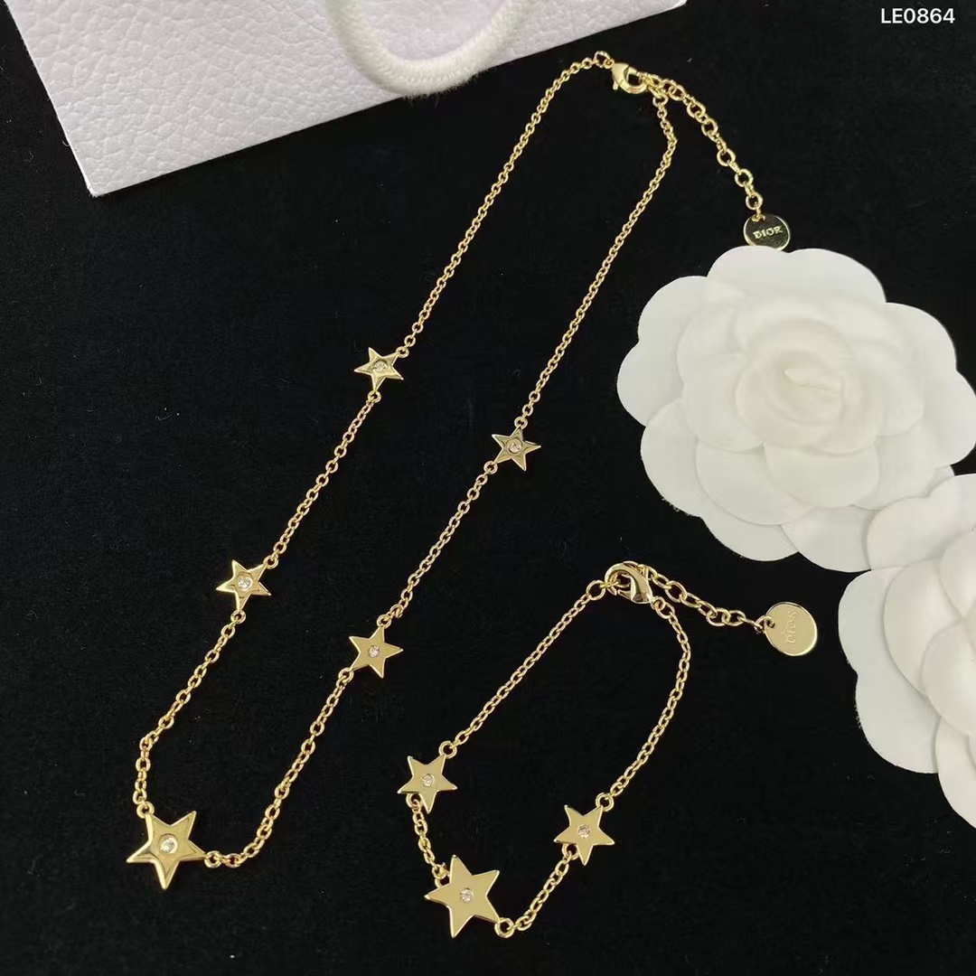 Replica Dior Stars Necklace and Bracelet