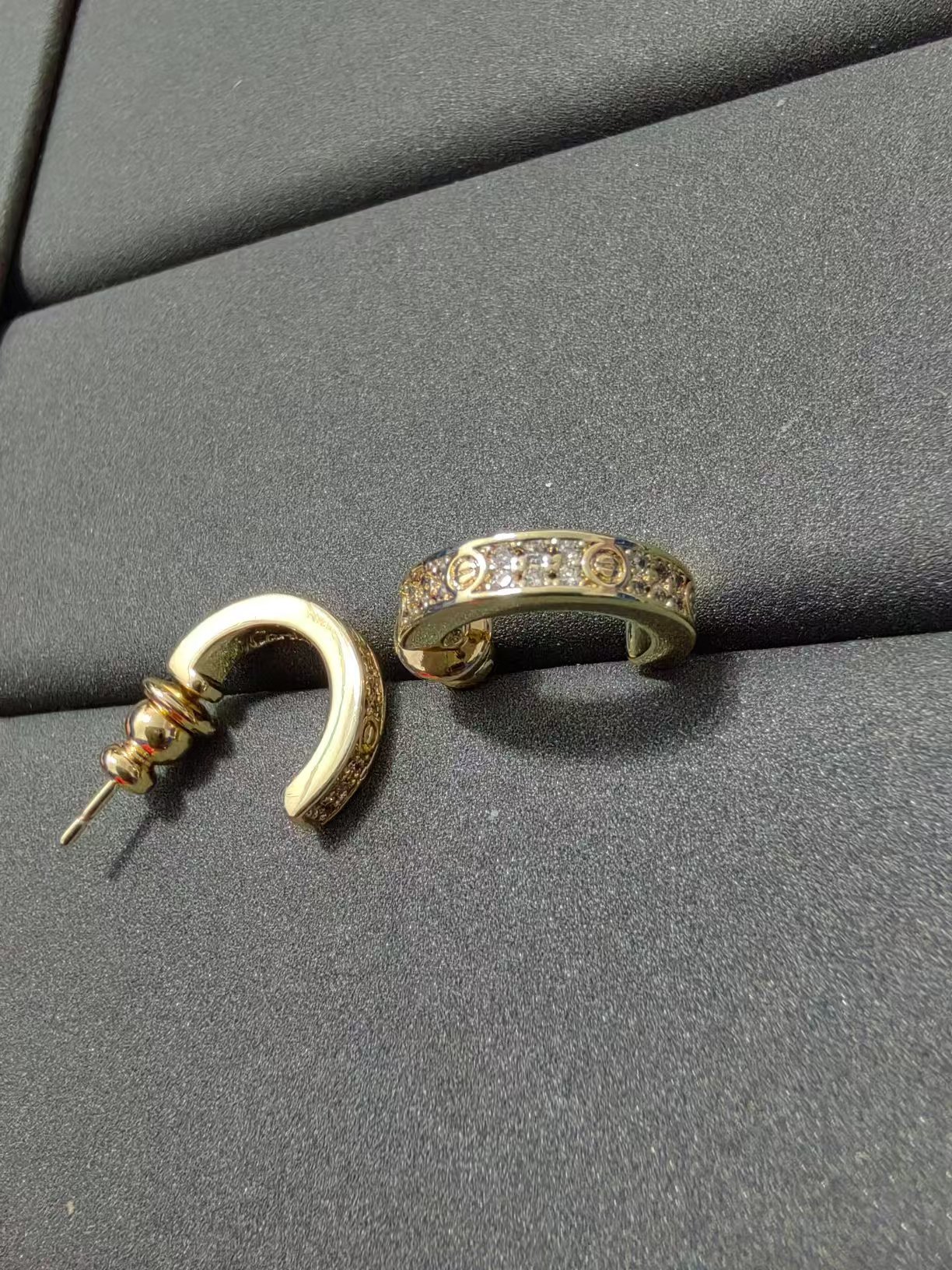 Replica Cartier C Shape Earrings