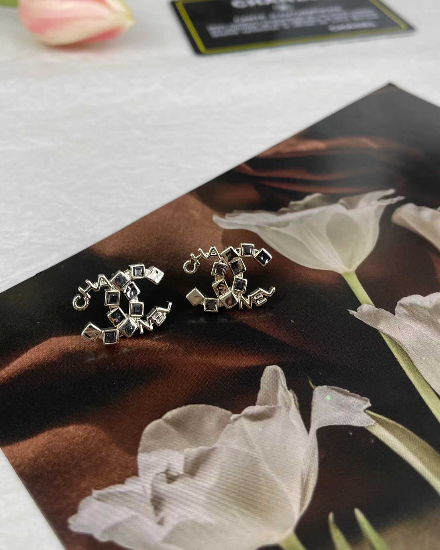 Replica Chanel Letters Double C Earrings