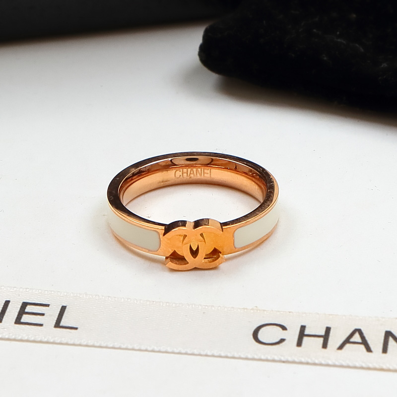 Replica Chanel Double C Letter Narrow Ring