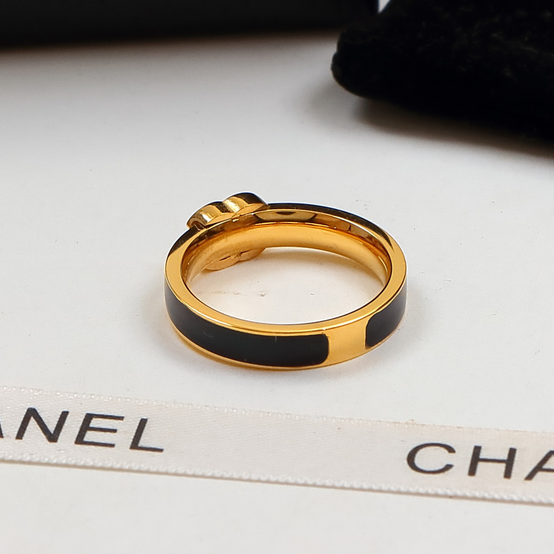 Replica Chanel Double C Letter Narrow Ring